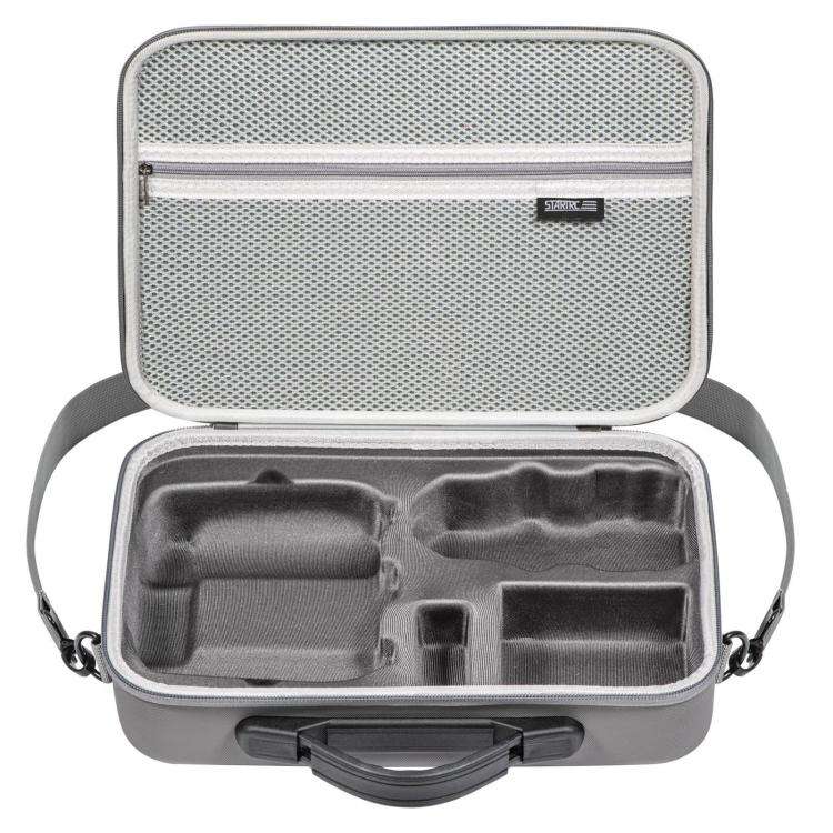 For DJI Mini 4 Pro / RC 2 with Screen STARTRC Shoulder Storage Bag PU Handbag(Grey)