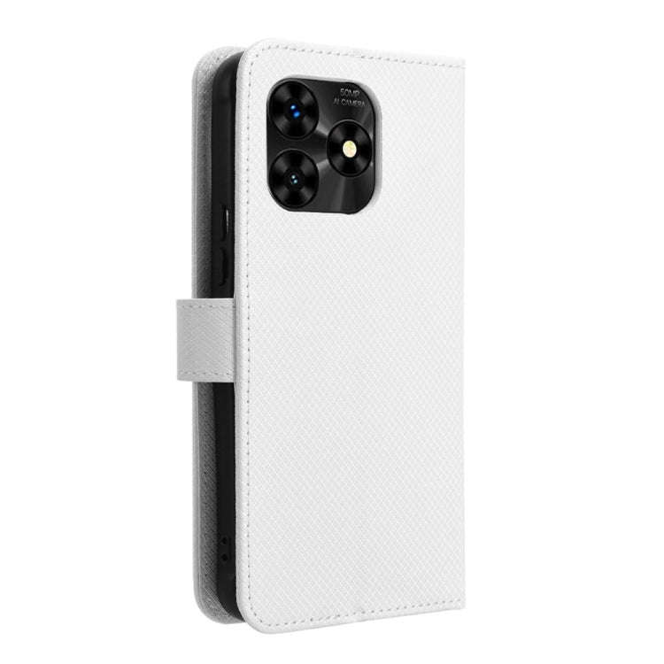 For Umidigi G5 / G5A Diamond Texture Leather Phone Case(White)