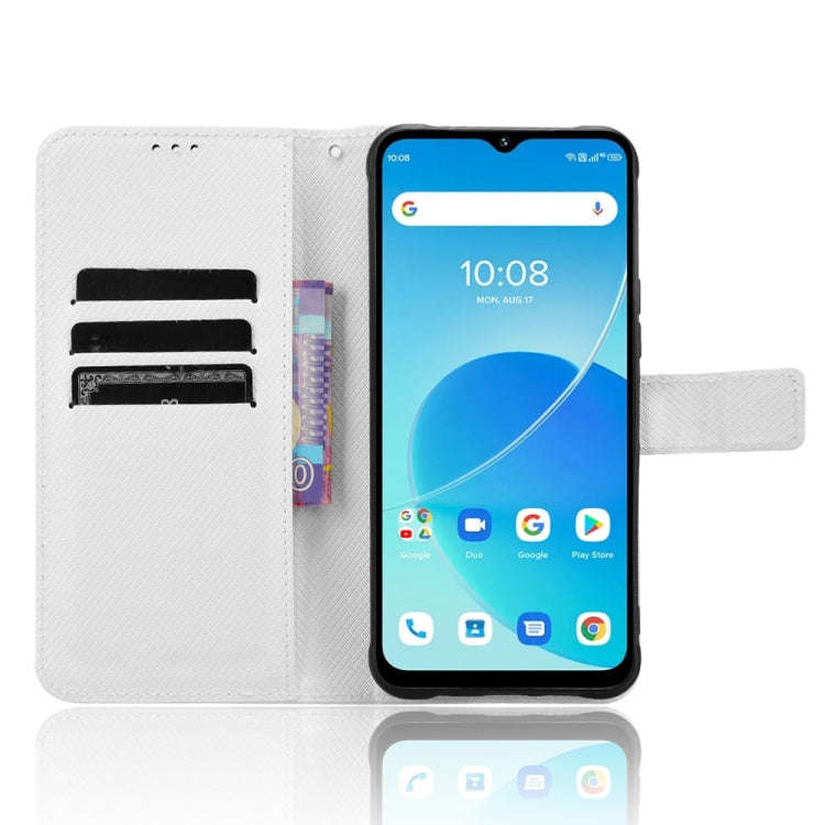 For Umidigi G5 / G5A Diamond Texture Leather Phone Case(White)