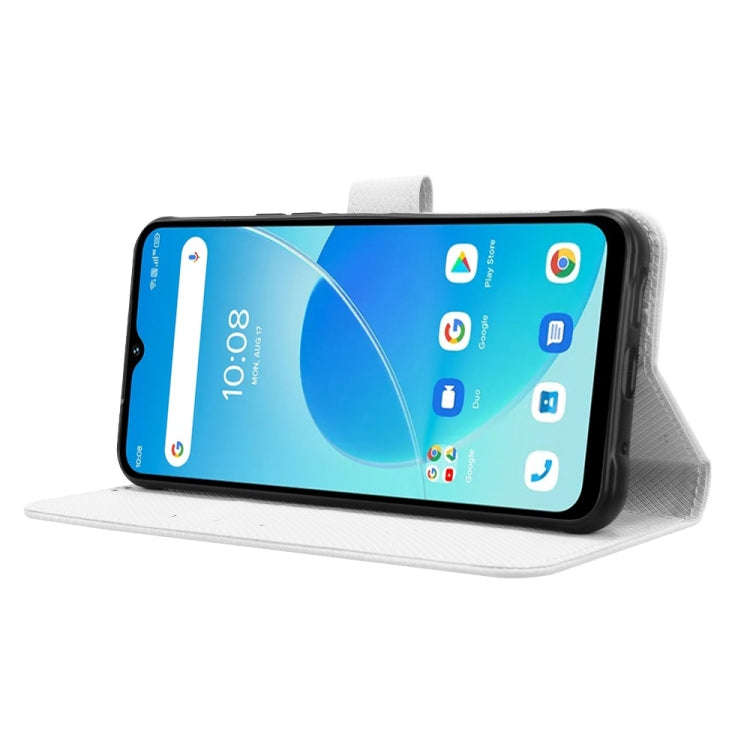 For Umidigi G5 / G5A Diamond Texture Leather Phone Case(White)