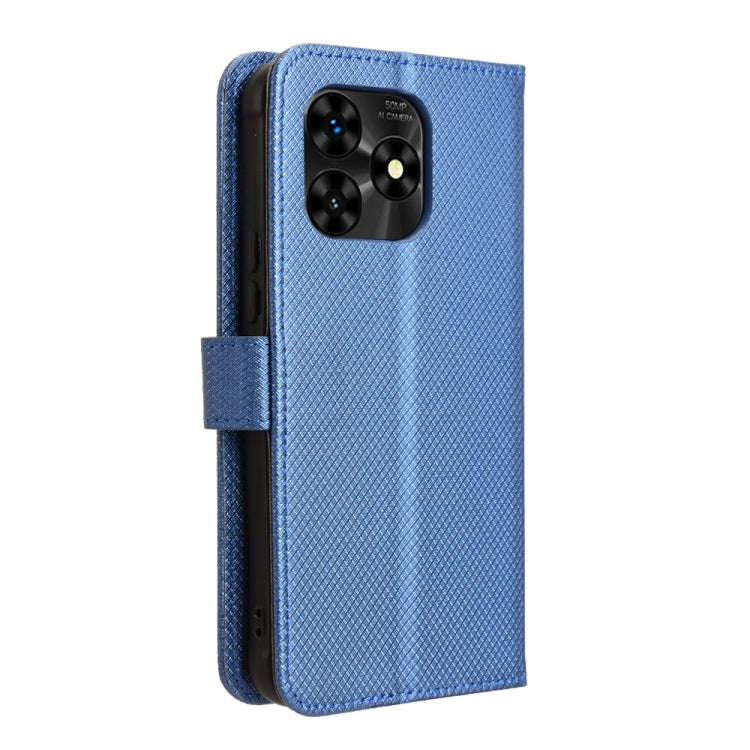 For Umidigi G5 / G5A Diamond Texture Leather Phone Case(Blue)
