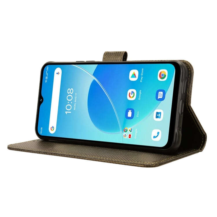 For Umidigi G5 / G5A Diamond Texture Leather Phone Case(Brown)