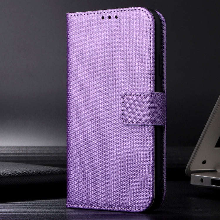 For Umidigi G5 / G5A Diamond Texture Leather Phone Case(Purple)