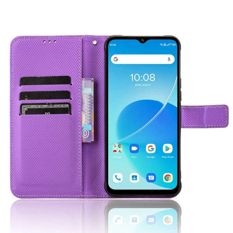 For Umidigi G5 / G5A Diamond Texture Leather Phone Case(Purple)