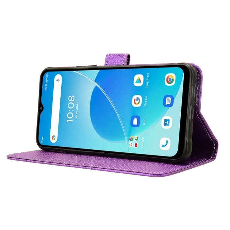 For Umidigi G5 / G5A Diamond Texture Leather Phone Case(Purple)