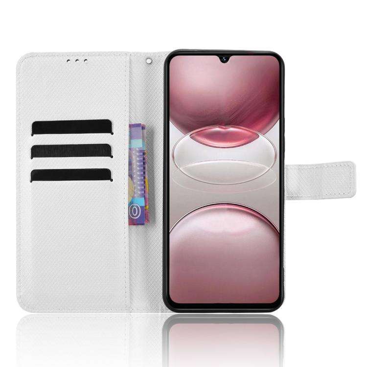 For Umidigi G100 5G 2025 / G100 Pro Diamond Texture Leather Phone Case(White)