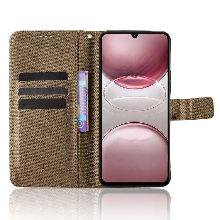 For Umidigi G100 5G 2025 / G100 Pro Diamond Texture Leather Phone Case(Brown)