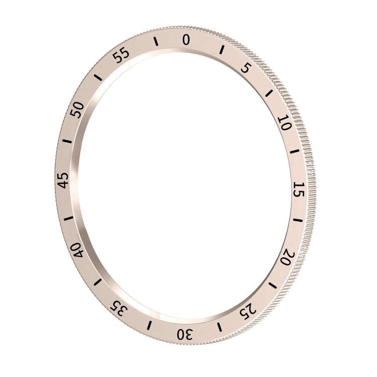 For Samsung Galaxy Watch 6 Classic 47mm Smart Watch Dial Protection Frame with Time Scale(Starlig...