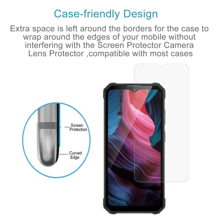 For Oukitel WP23 Pro 10pcs 0.26mm 9H 2.5D Tempered Glass Film