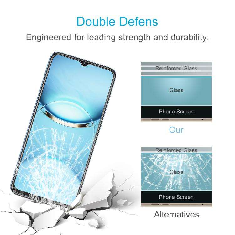For Oukitel C1 Pro 10pcs 0.26mm 9H 2.5D Tempered Glass Film