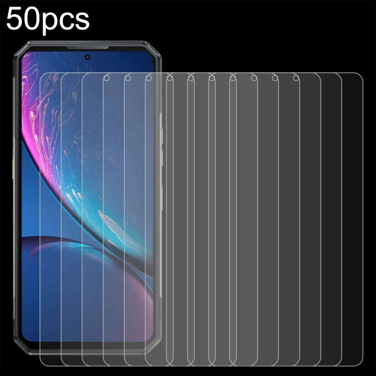 For Oukitel WP30 Pro 50pcs 0.26mm 9H 2.5D Tempered Glass Film