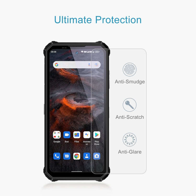 For Oukitel WP19 Pro 50pcs 0.26mm 9H 2.5D Tempered Glass Film