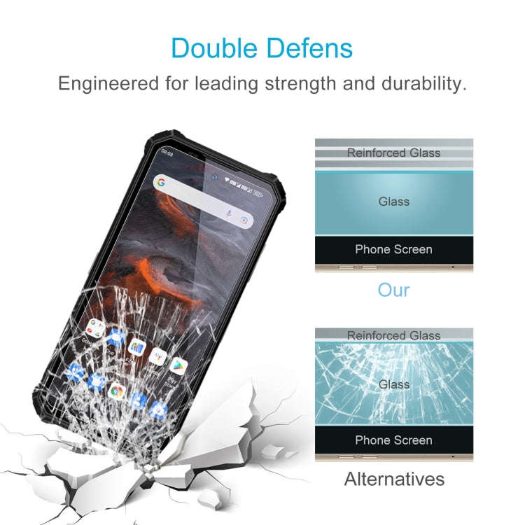 For Oukitel WP19 Pro 50pcs 0.26mm 9H 2.5D Tempered Glass Film