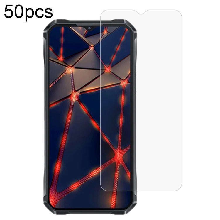 For Oukitel WP33 Pro 50pcs 0.26mm 9H 2.5D Tempered Glass Film