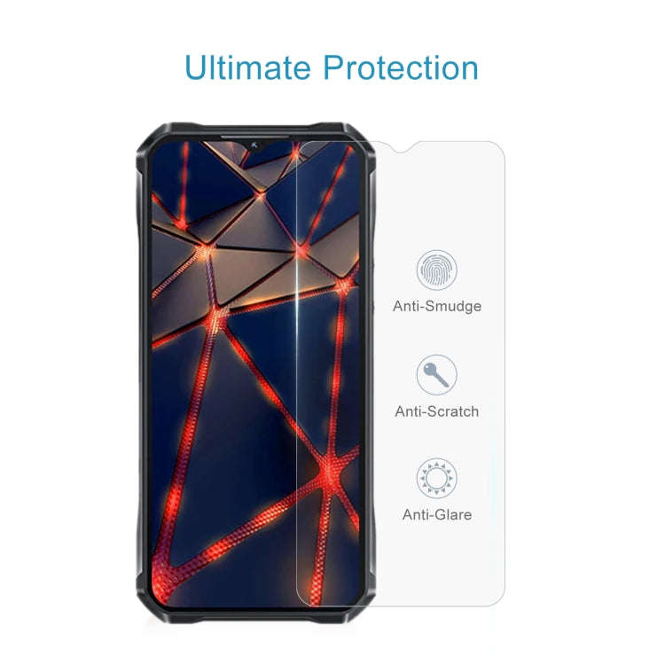For Oukitel WP33 Pro 50pcs 0.26mm 9H 2.5D Tempered Glass Film