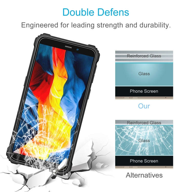 For Oukitel WP32 50pcs 0.26mm 9H 2.5D Tempered Glass Film