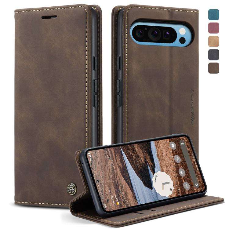 For Google Pixel 10 Pro XL / 9 Pro XL CaseMe 013 Multifunctional Horizontal Flip Leather Phone Ca...
