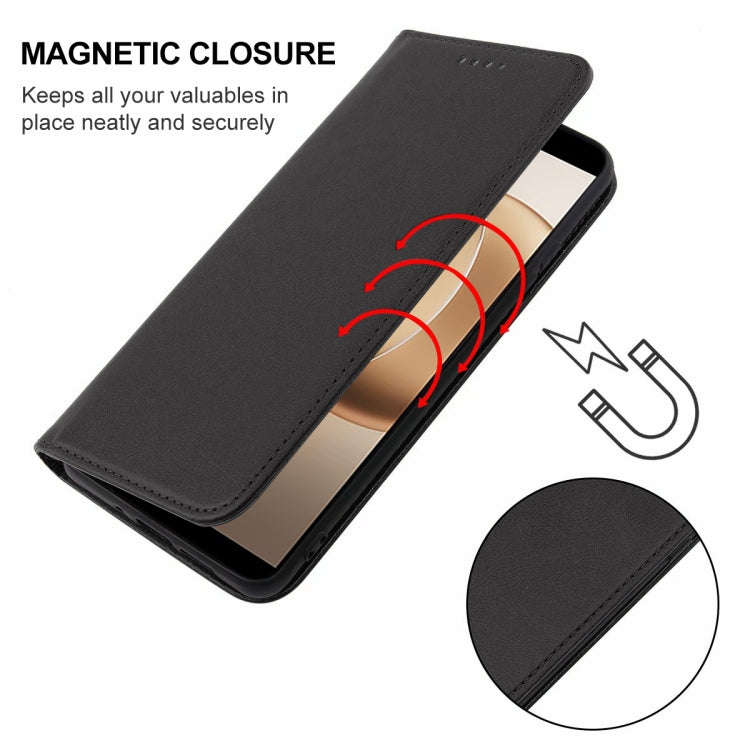 For OUKITEL WP32 Magnetic Closure Leather Phone Case(Black)