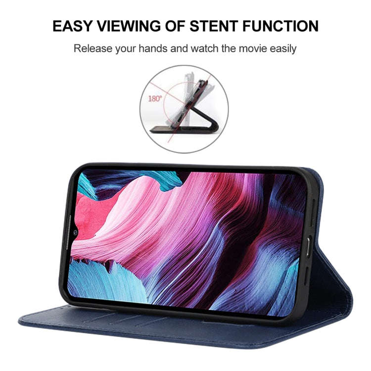 For OUKITEL WP23 / WP23 Pro Magnetic Closure Leather Phone Case(Blue)