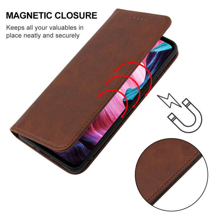 For OUKITEL WP23 / WP23 Pro Magnetic Closure Leather Phone Case(Brown)
