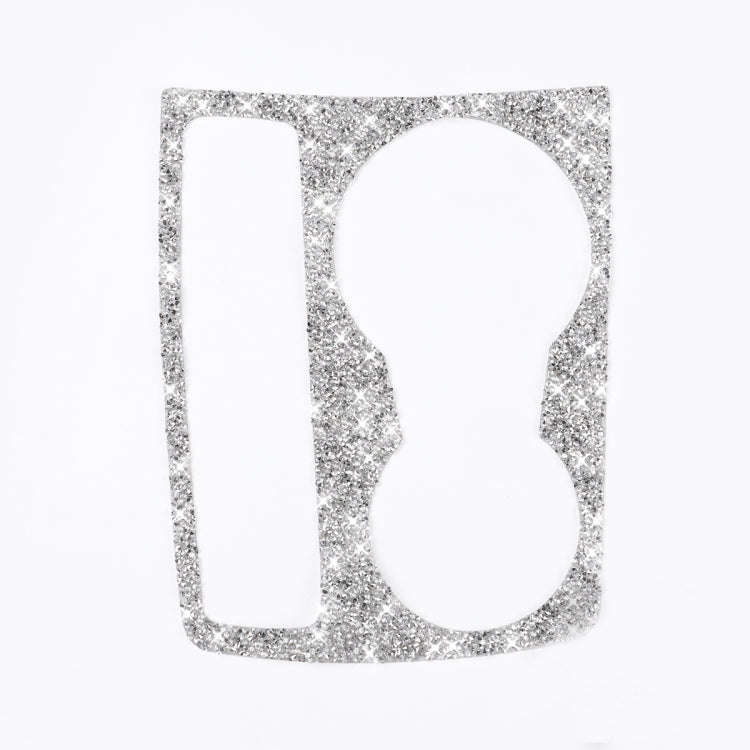 For Audi A5 / A4 / B8 / Q5 Car Water Cup Holder Diamond Decoration Sticker, Left and Right Drive
