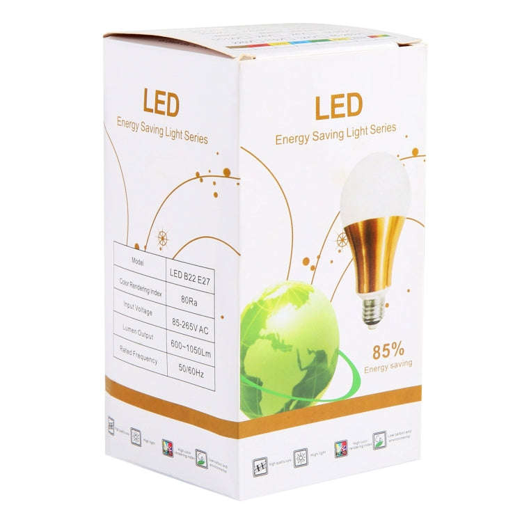 E27 18W 1300LM LED Energy-Saving Bulb AC85-265V(White Light)
