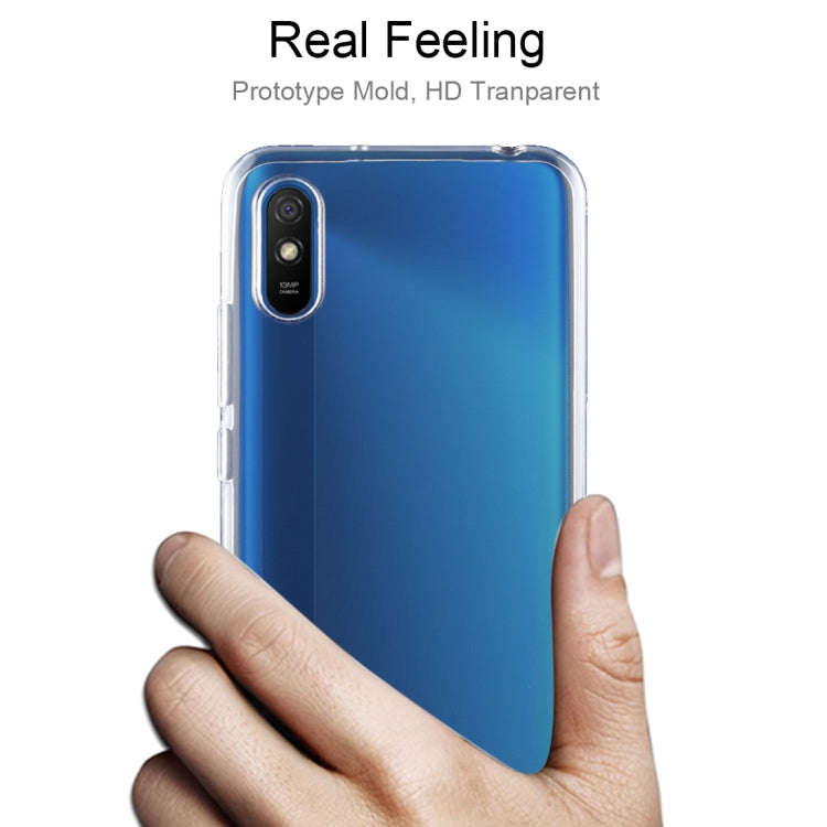 For Xiaomi Redmi 9A / 9AT 0.75mm Ultra-thin Transparent TPU Soft Protective Case