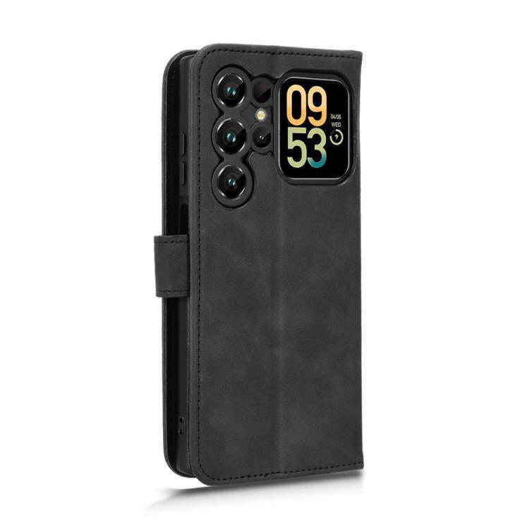 For Oukitel C62 / C62 Pro Skin Feel Magnetic Flip Leather Phone Case(Black)