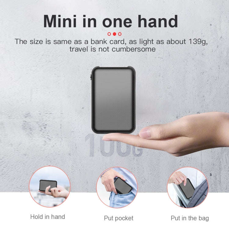 JNN Q75 Magnetic Smart Voice Recorder, Memory:8GB(Black)
