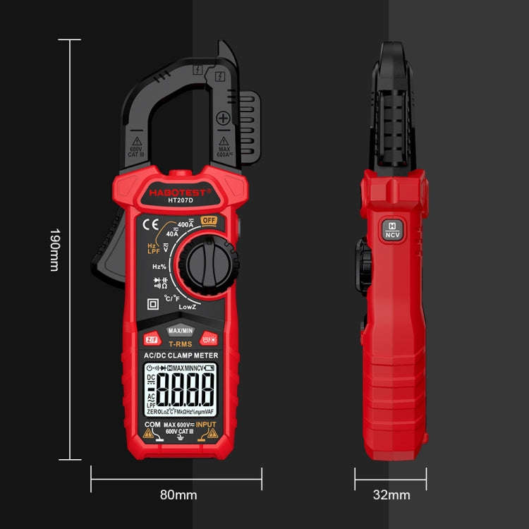 HABOTEST HT207D Multifunctional Digital Clamp Multimeter