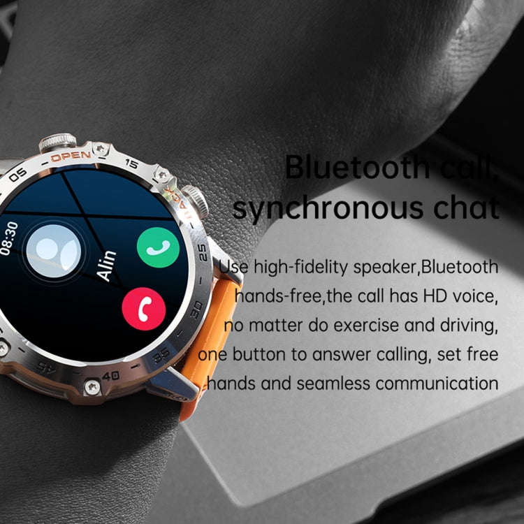 K52 1.39inch BT5.0 Smart Watch Support Heart Rate/ Sleep Detection(Orange)