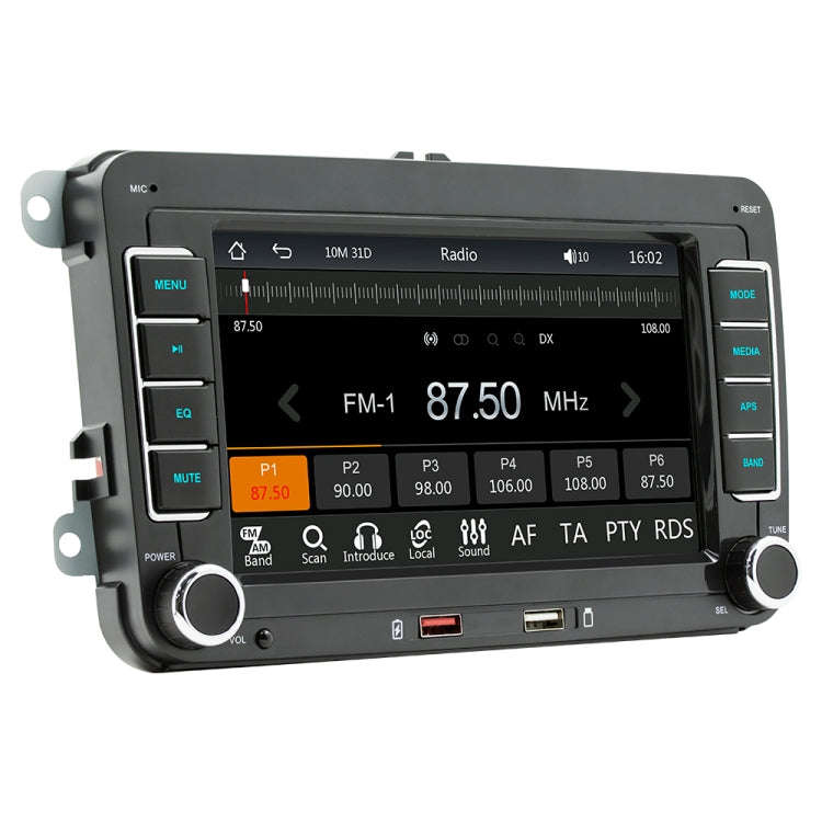 For Volkswagen 7 inch Portable Car MP5 Player Support CarPlay / Android Auto(Black)