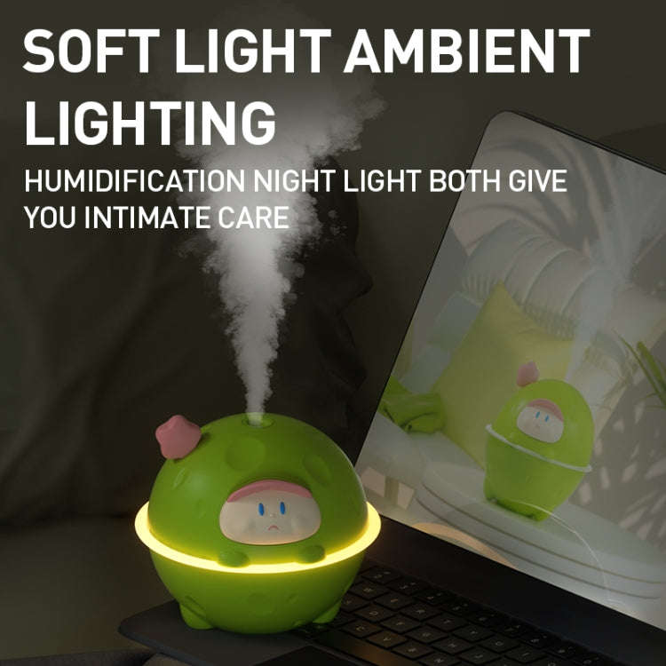 MJ081 USB Mini Desktop Humidifier, Specifications: 160ml(Green)