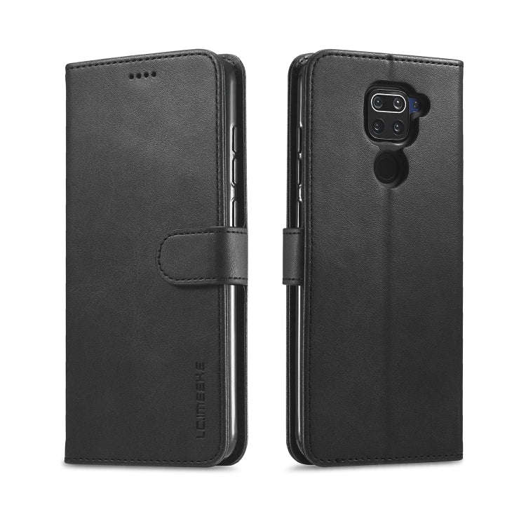 For Xiaomi Redmi Note 9 LC.IMEEKE Calf Texture Horizontal Flip Leather Case, with Holder & Card S...