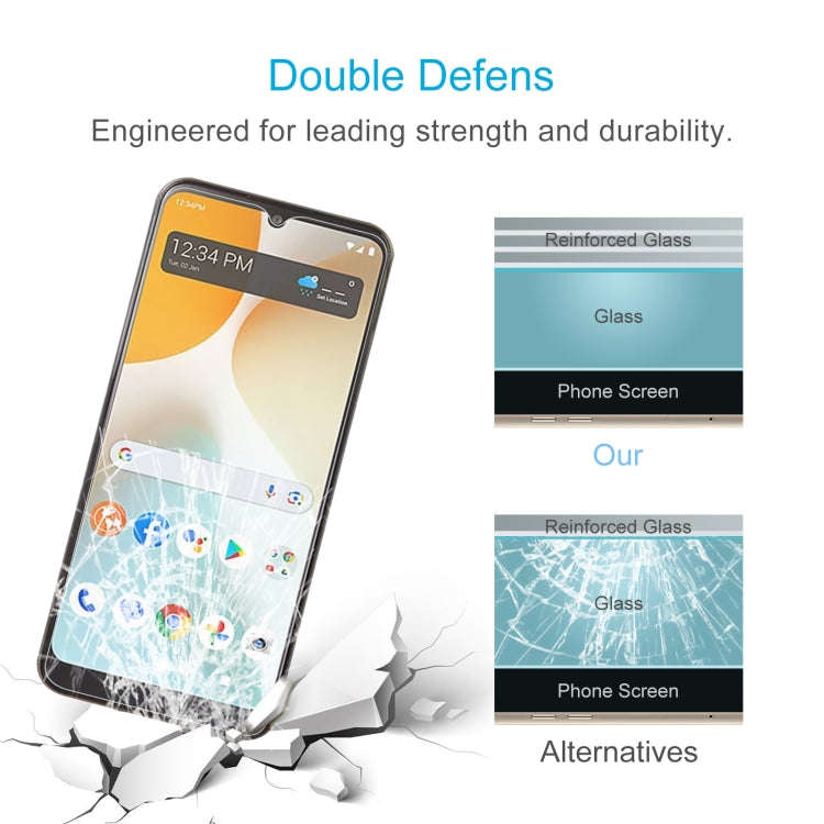 For BLU View 5 Pro 50pcs 0.26mm 9H 2.5D Tempered Glass Film