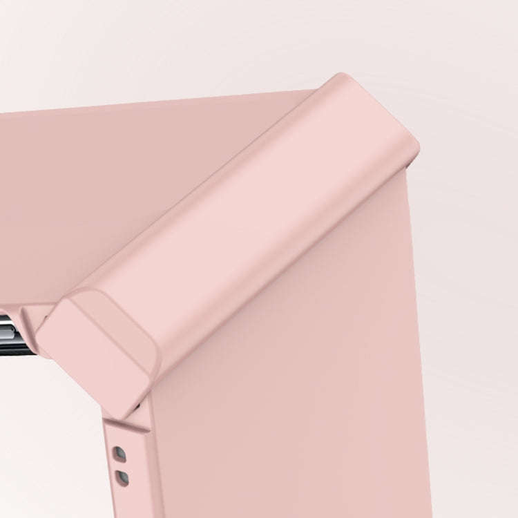 For Huawei nova Flip Three-stage Hinge Skin Feel PC Phone Case(Pink)