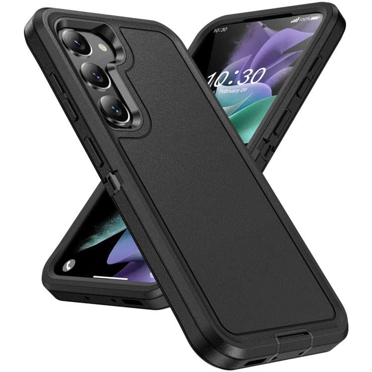 For Samsung Galaxy S24 5G / S25 5G Life Waterproof Rugged Phone Case(Black)