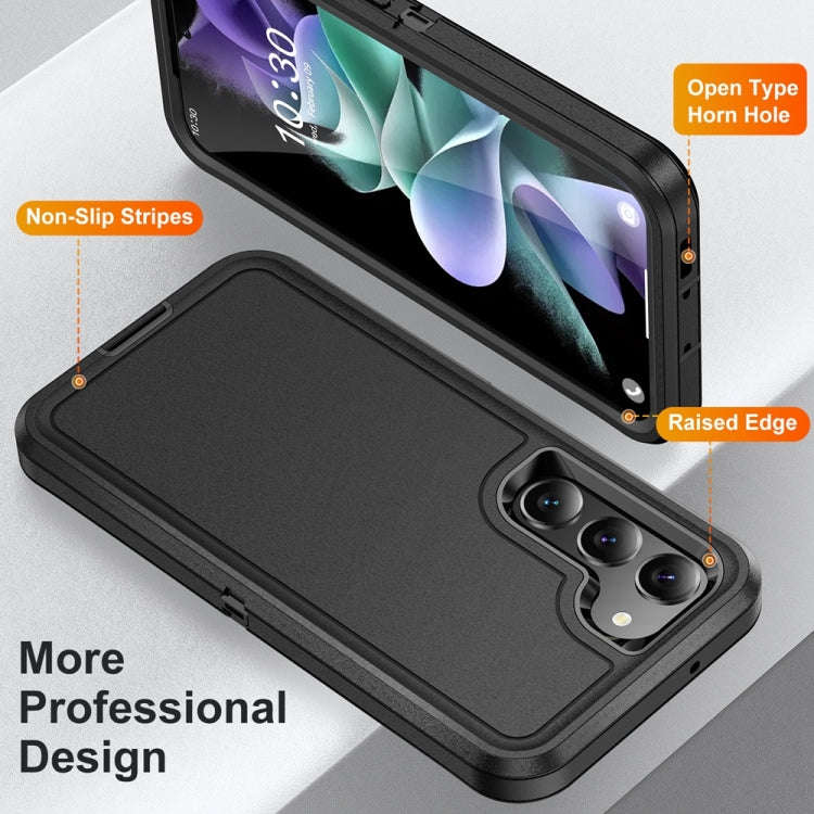 For Samsung Galaxy S24 5G / S25 5G Life Waterproof Rugged Phone Case(Black)