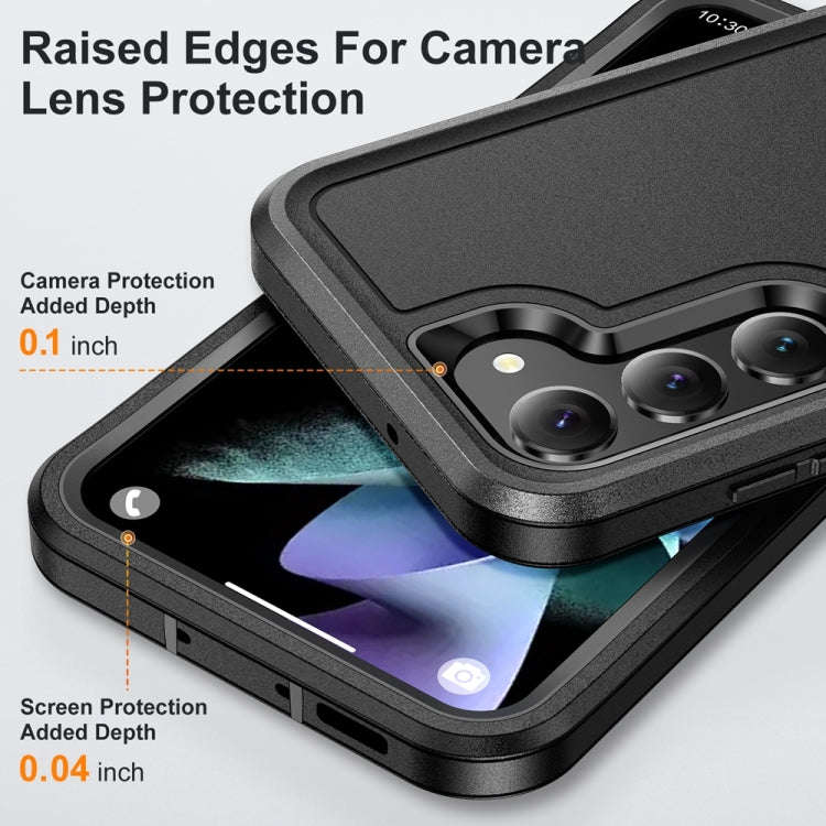 For Samsung Galaxy S24 5G / S25 5G Life Waterproof Rugged Phone Case(Black)