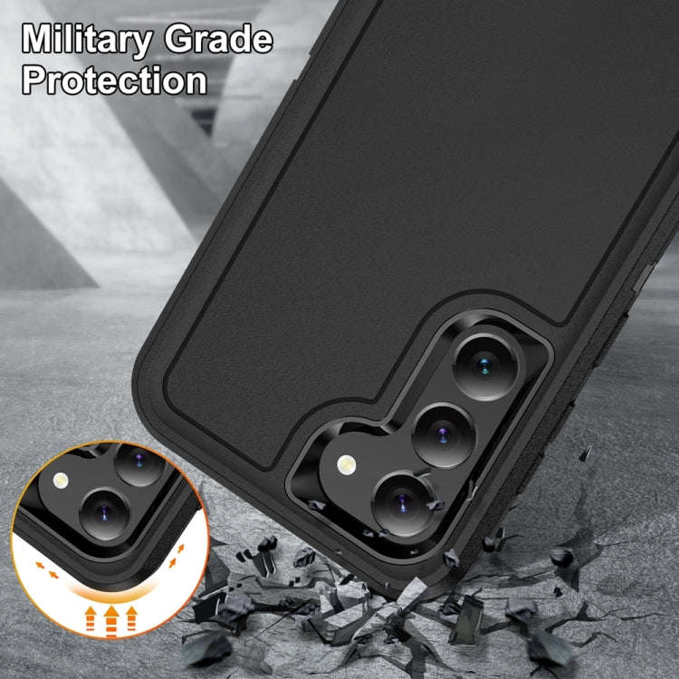 For Samsung Galaxy S24 5G / S25 5G Life Waterproof Rugged Phone Case(Black)