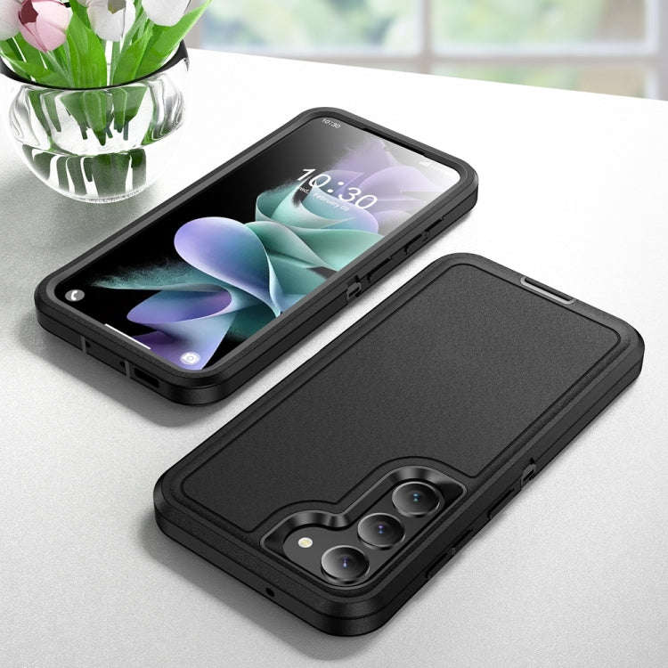 For Samsung Galaxy S24 5G / S25 5G Life Waterproof Rugged Phone Case(Black)