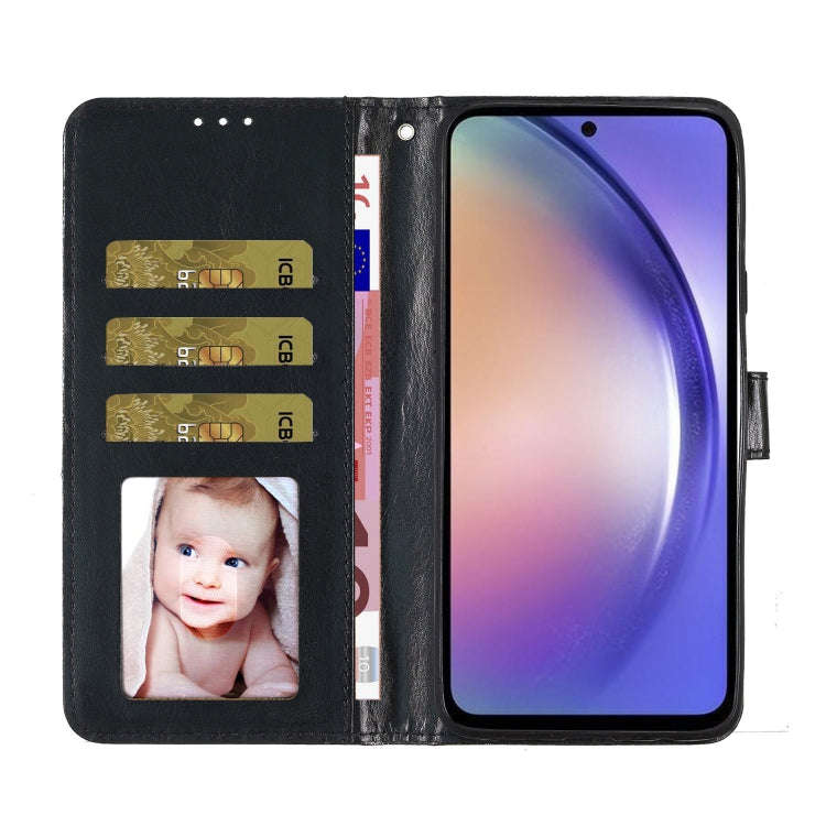 For Blackview A53 Pro Glitter Powder Flip Leather Phone Case(Black)