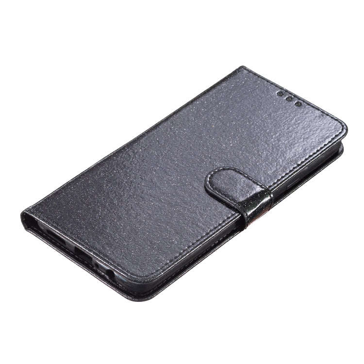 For Blackview A53 Pro Glitter Powder Flip Leather Phone Case(Black)