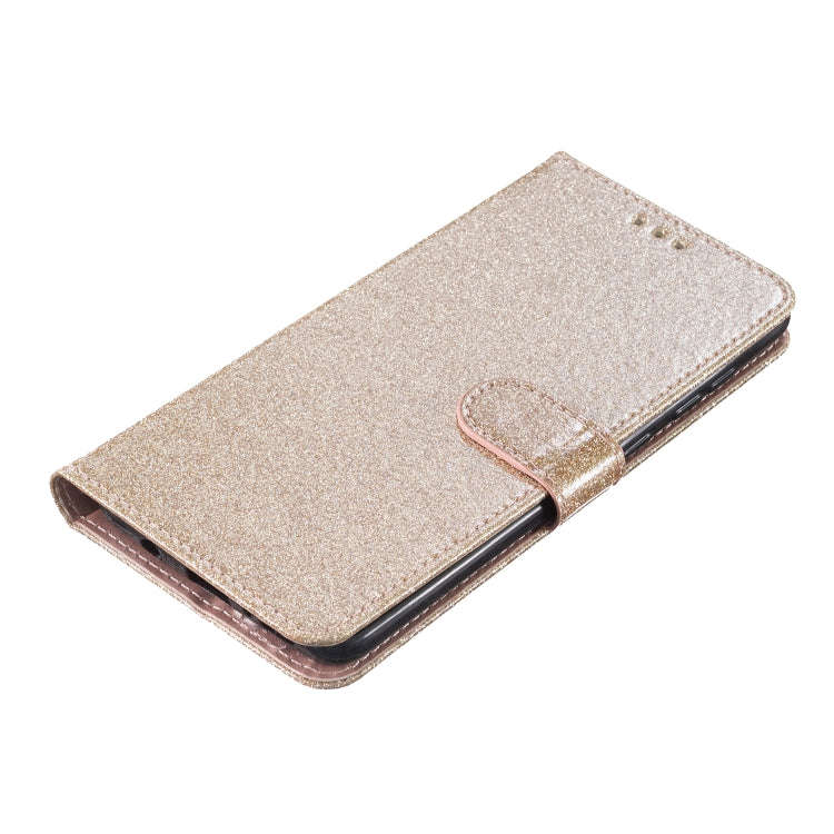 For Blackview A53 Pro Glitter Powder Flip Leather Phone Case(Gold)