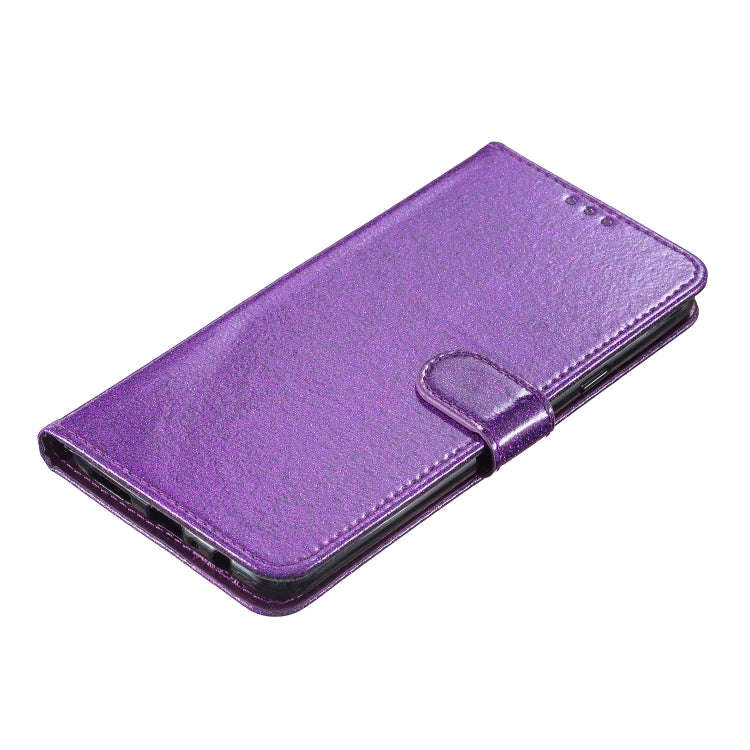 For Blackview A53 Pro Glitter Powder Flip Leather Phone Case(Purple)