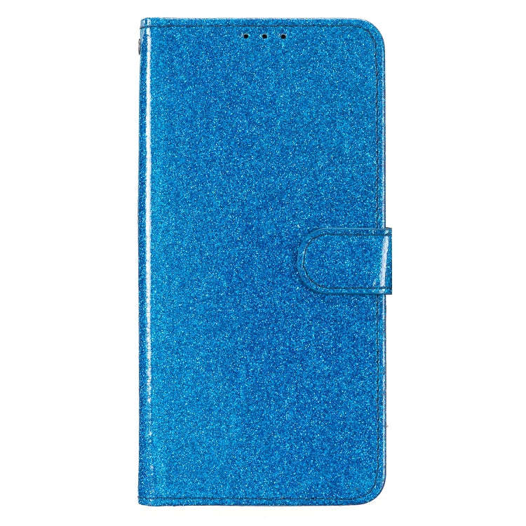 For Blackview A53 Pro Glitter Powder Flip Leather Phone Case(Blue)