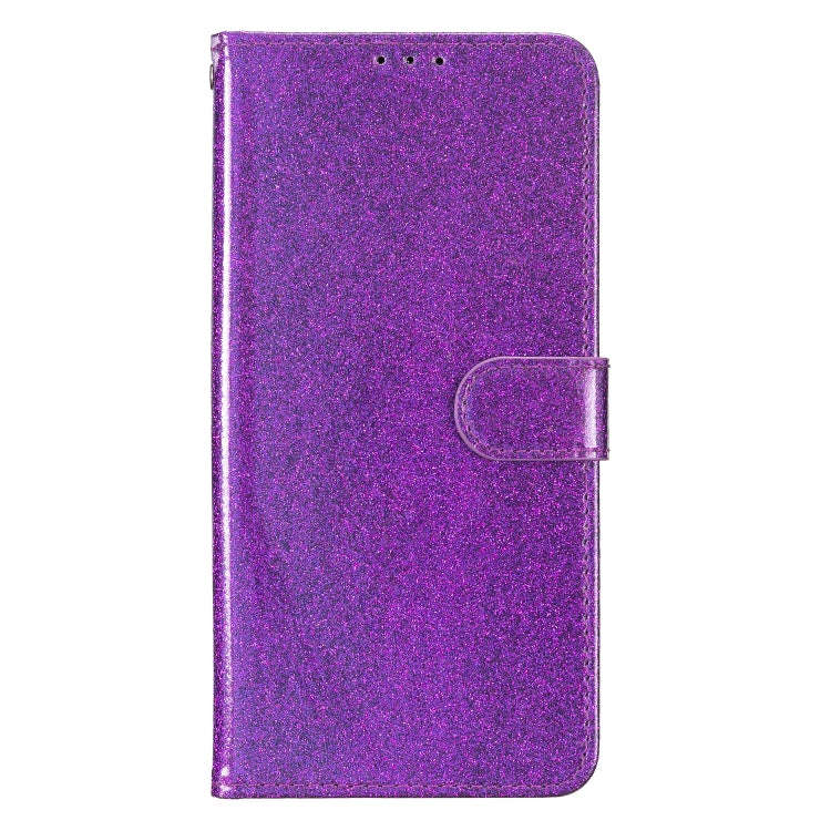 For Blackview A55 Pro Glitter Powder Flip Leather Phone Case(Purple)