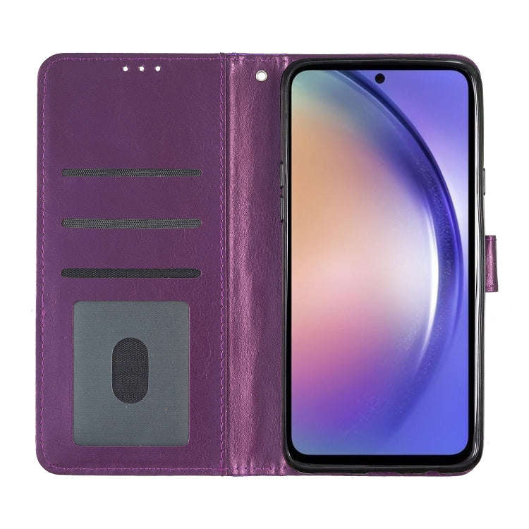 For Blackview A55 Pro Glitter Powder Flip Leather Phone Case(Purple)