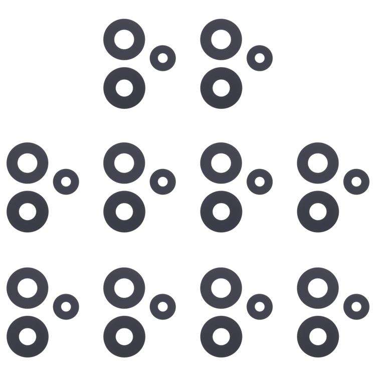 For Xiaomi Poco F5 10pcs Back Camera Lens