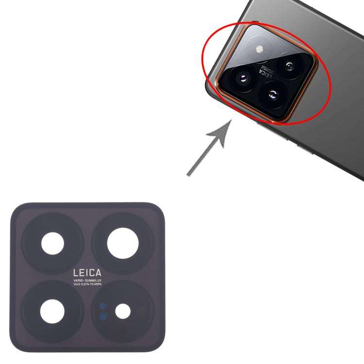 For Xiaomi 14 Pro 10pcs Back Camera Lens